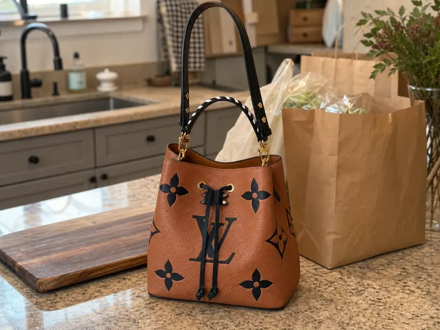 LV Crafty NeoNoe MM-Caramel M56888 photo review