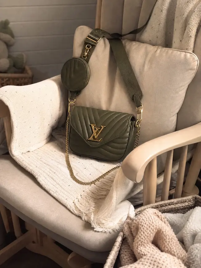 New Wave Multi-Pochette Crossbody Handbag-Khaki Green M56471 photo review