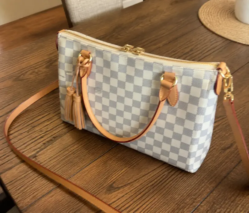 Damier Azur Lymington Zipped Tote N40022 photo review
