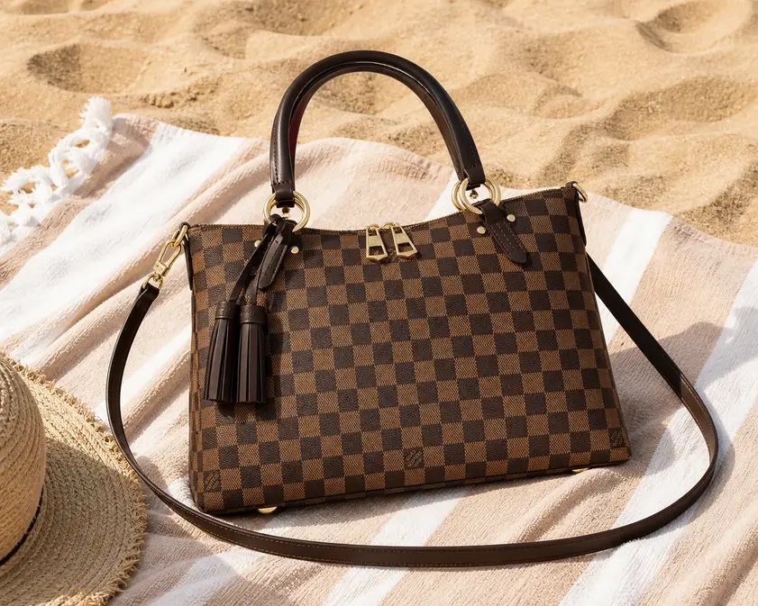 Damier Ebene Lymington Zipped Tote N40023 photo review