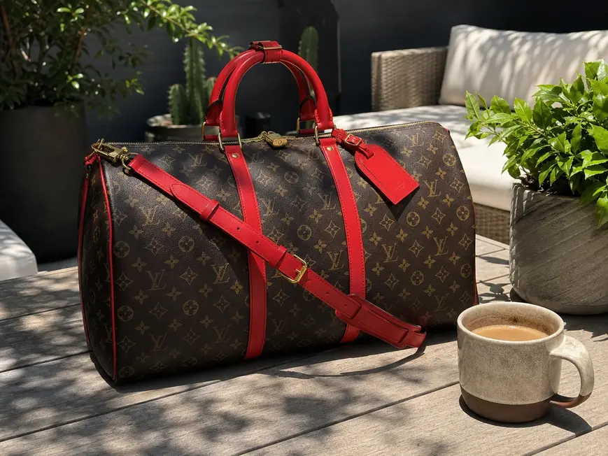 Summer Edition Classic Monogram Canva Keepall Bandouliere 50 M44740 photo review
