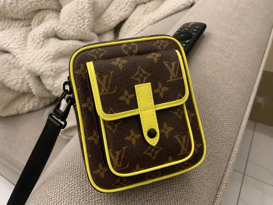 Monogram Macassar Christopher Wearable Wallet-Yellow M80793 photo review