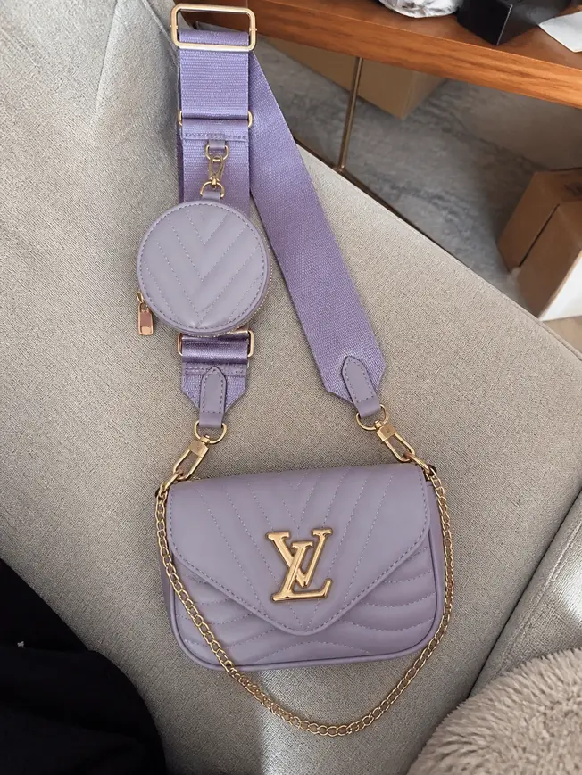 New Wave Multi-Pochette Crossbody Handbag-Purple M57864 photo review
