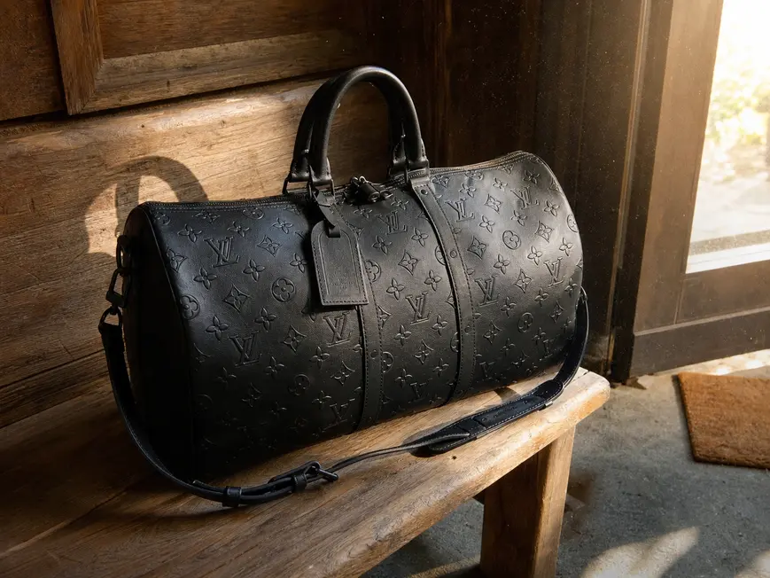 Damier Salt Canvas Keepall Bandouliere 50 M57964 photo review
