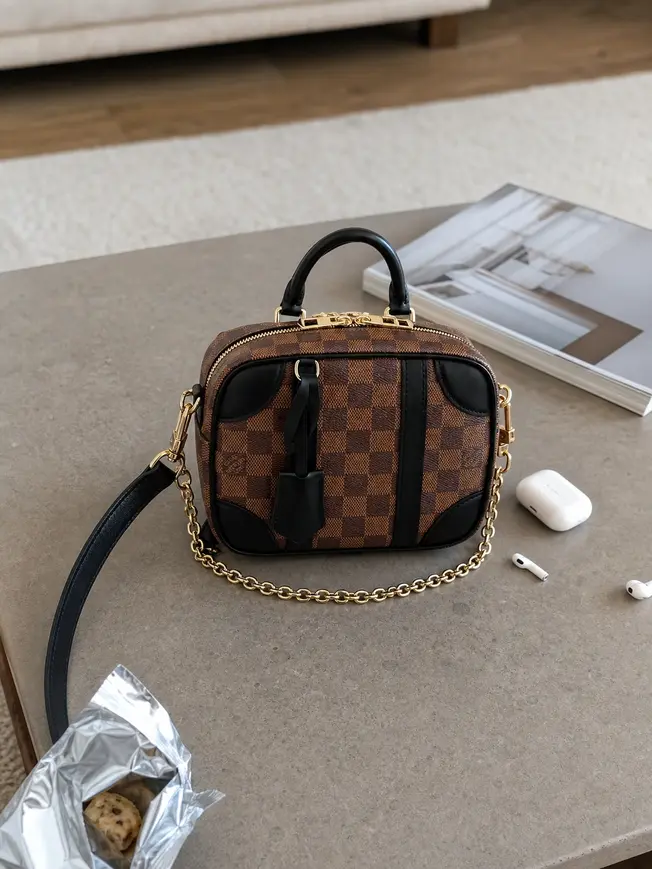 Damier Ebene Valisette Souple BB Handbag N50063 photo review
