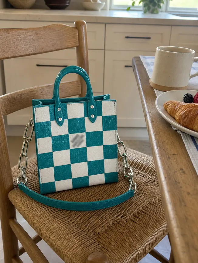 Damier Checkerboard Sac Plat XS Bag N60495 photo review