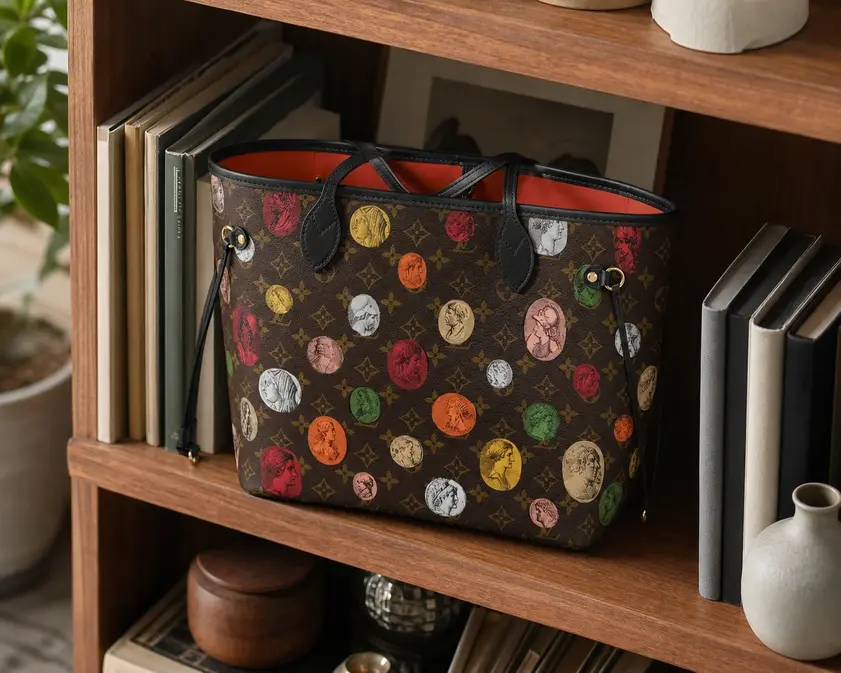 LVxFornasetti Monogram Cameo Neverfull MM Tote Bag M45923 photo review