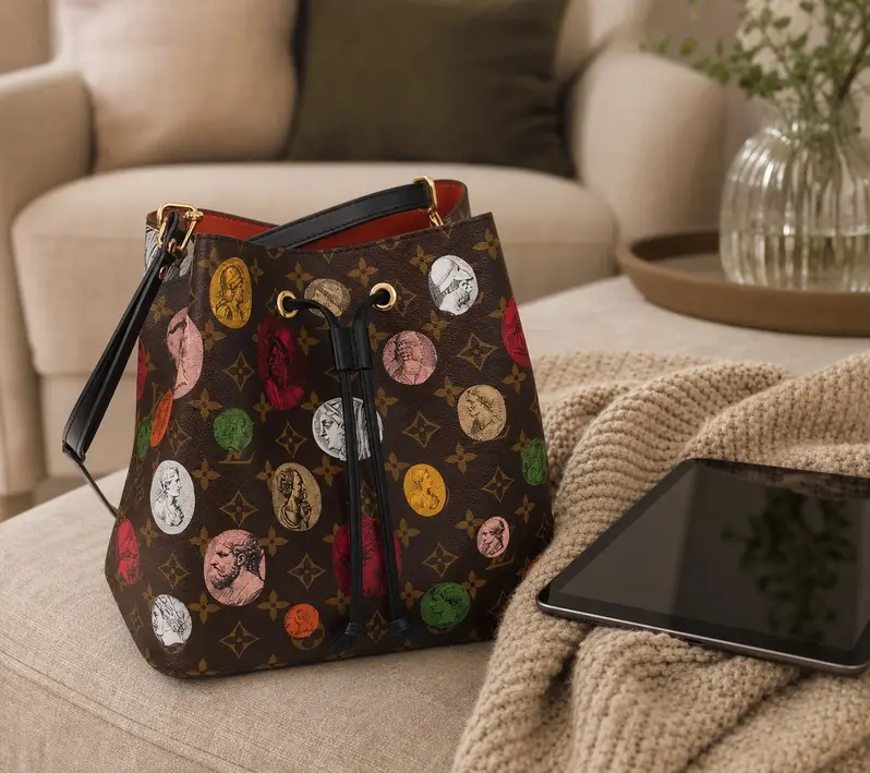 LVxFornasetti Monogram Cameo NeoNoe MM Bag M45956 photo review