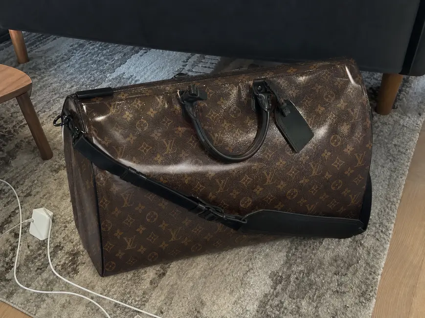 2018 Keepall Bandouliere 50-Monogram Glaze M43899 photo review