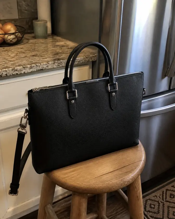 Fall-Winter 2018 Anton Soft Briefcase-Black M33416 photo review