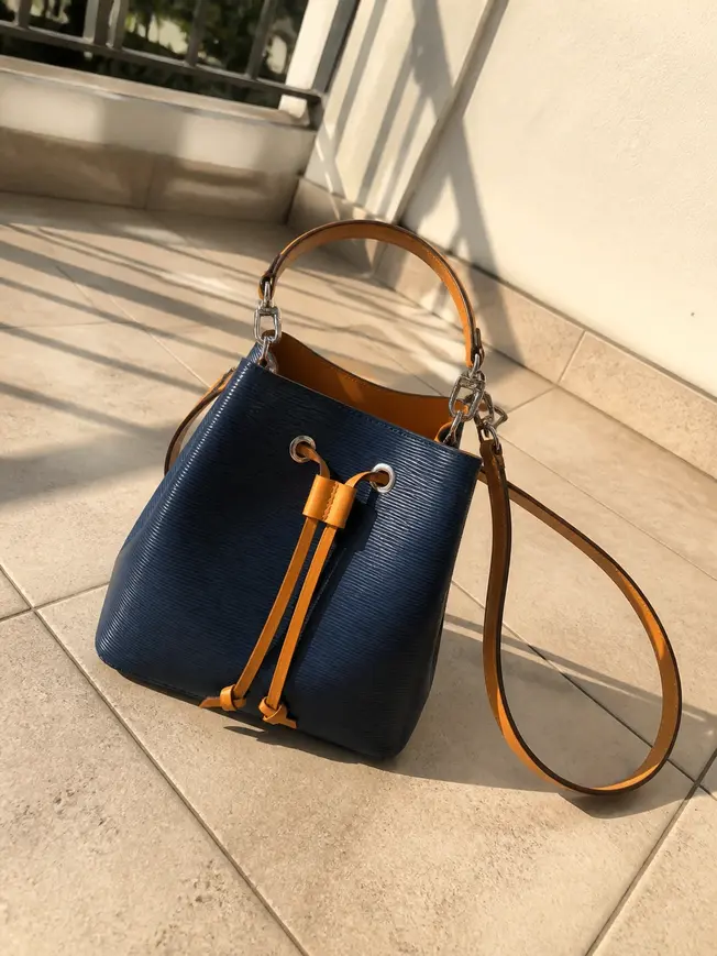 Epi Leather NeoNoe BB-Exclusive Prelaunch-Indigo Safran M53610 photo review