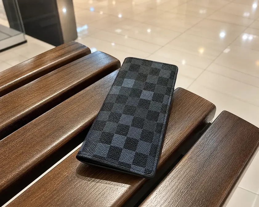2019 Damier Graphite Canvas Brazza Wallet N60163 photo review