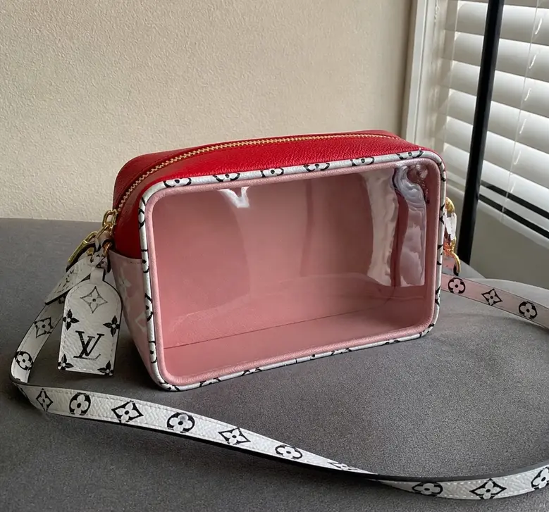 2019 Giant/Mini Monogram canvas Beach Pouch-Red M67601 photo review
