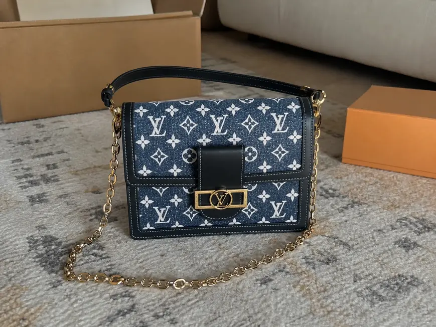 Monogram Denim Dauphine Mini Handbag M59716 photo review
