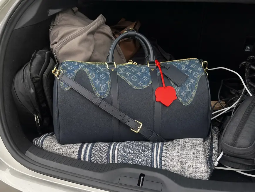 Nigo's Monogram Drip Keepall Bandouliere 50 M45975 photo review