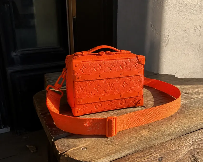 Monogram Macassar S Lock Messenger-Orange M20904-Orange photo review