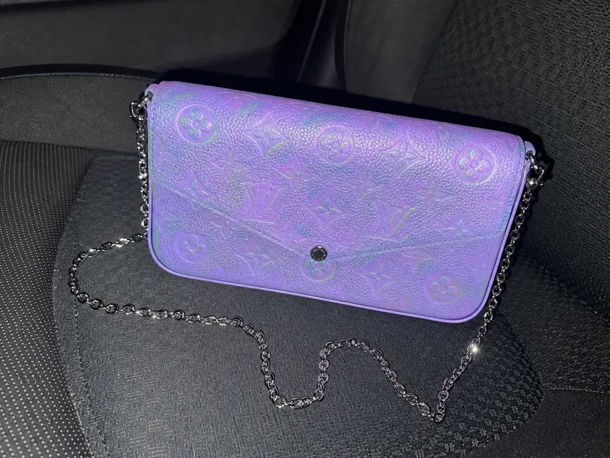 Monogram Empreinte Felicie Pochette-Blue M64064-NEWBLUE photo review