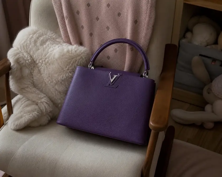 2013 Fall Capucines Bag MM-Purple M94413-4 photo review