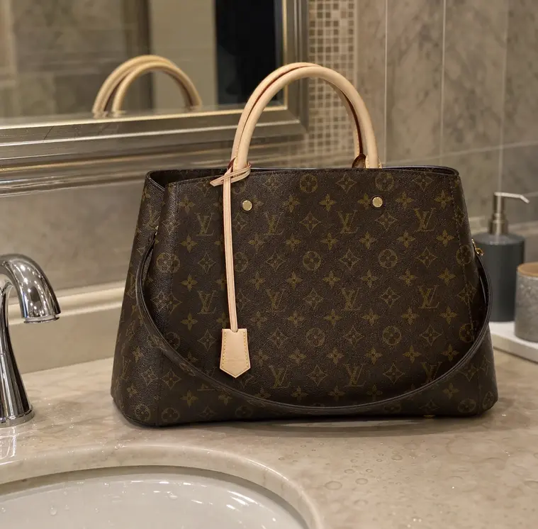 2014 Monogram Canvas Montaigne Bag GM M41067 photo review