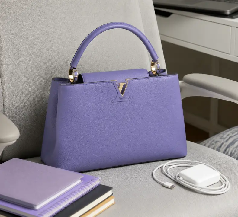 2014 Spring CAPUCINES Bag-Lavendar M94429 photo review