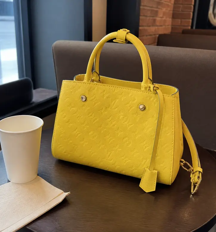2014 Monogram Canvas Montaigne Bag MM-Lemon M41050-1 photo review