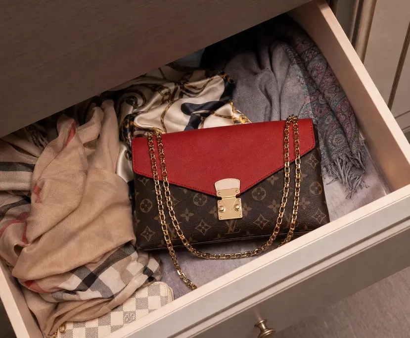2014 Pallas Chain Aurore Shoulder Bag-Red M41200-2 photo review
