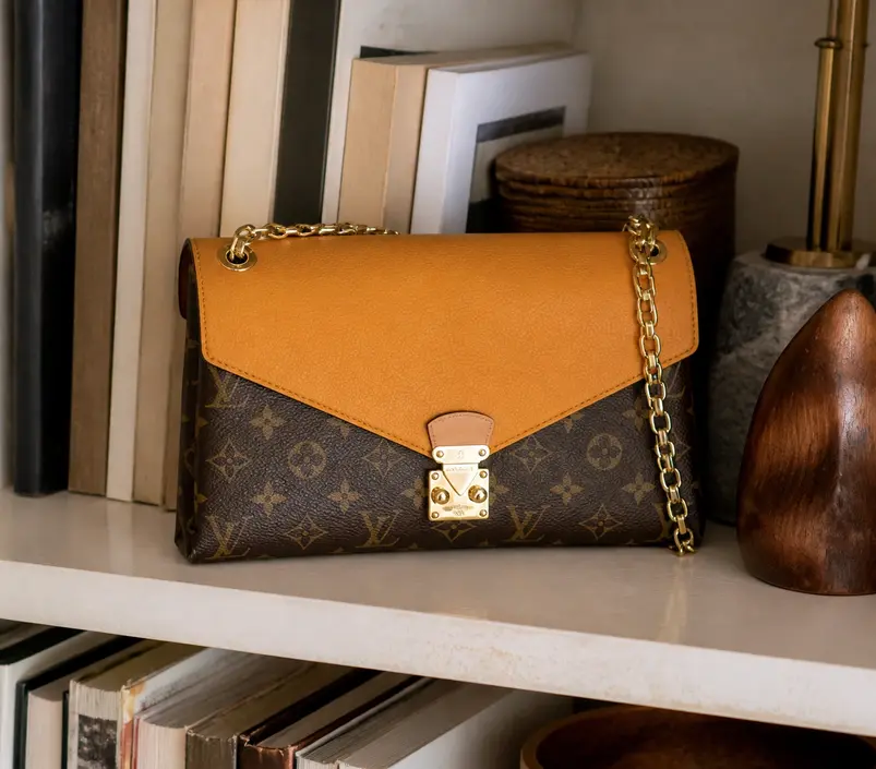 2014 Pallas Chain Aurore Shoulder Bag-Yellow M41246 photo review