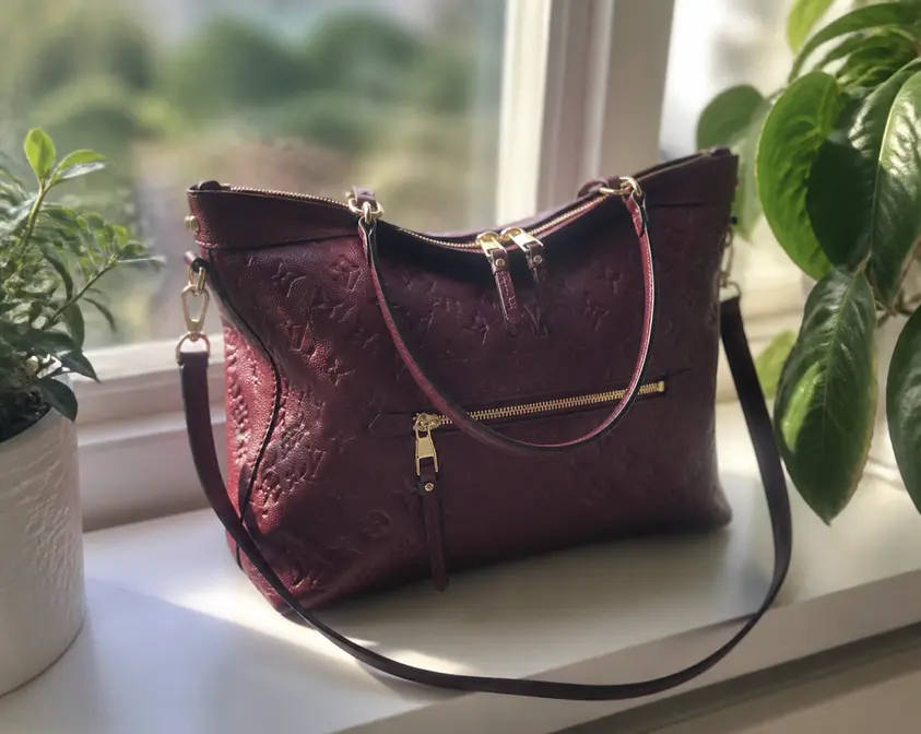 Monogram Empreinte Bastille MM-Amarante M41166 photo review