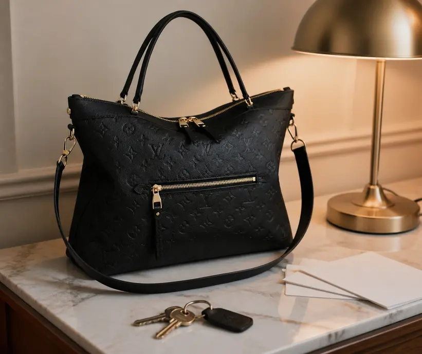 Monogram Empreinte Bastille MM-Black M41164 photo review