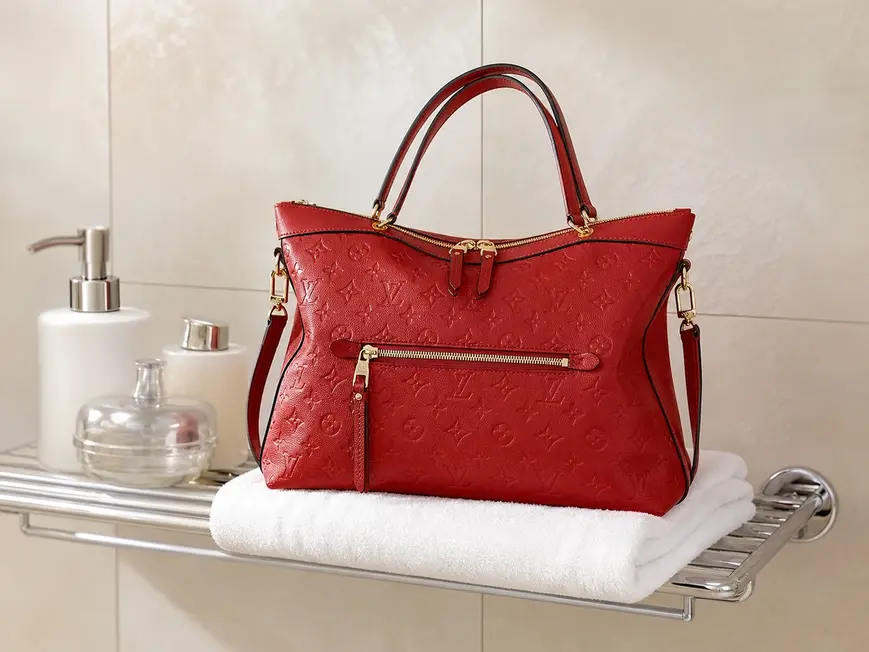 Monogram Empreinte Bastille MM-Red M41167 photo review