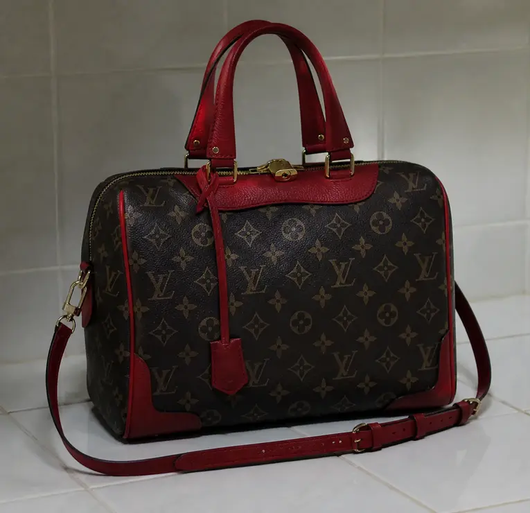 Monogram RETIRO NM Handbag-Red M50057 photo review