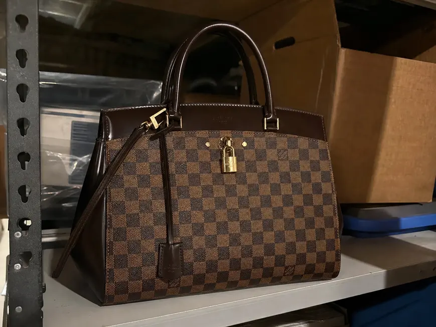 2015 Damier Ebene Canvas Rivoli MM N41150 photo review