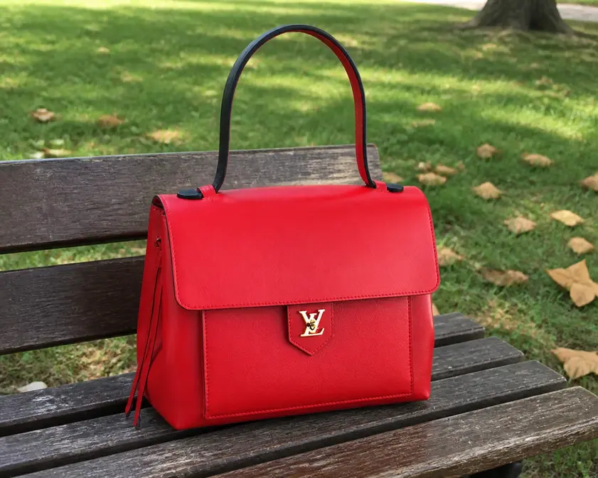 2015 LockMe PM Handbag-Red M54011 photo review