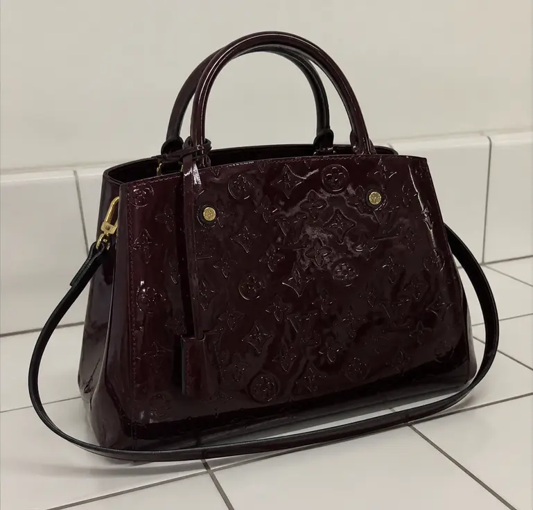 2015 Monogram Vernis Montaigne MM-Amarante M50400-1 photo review