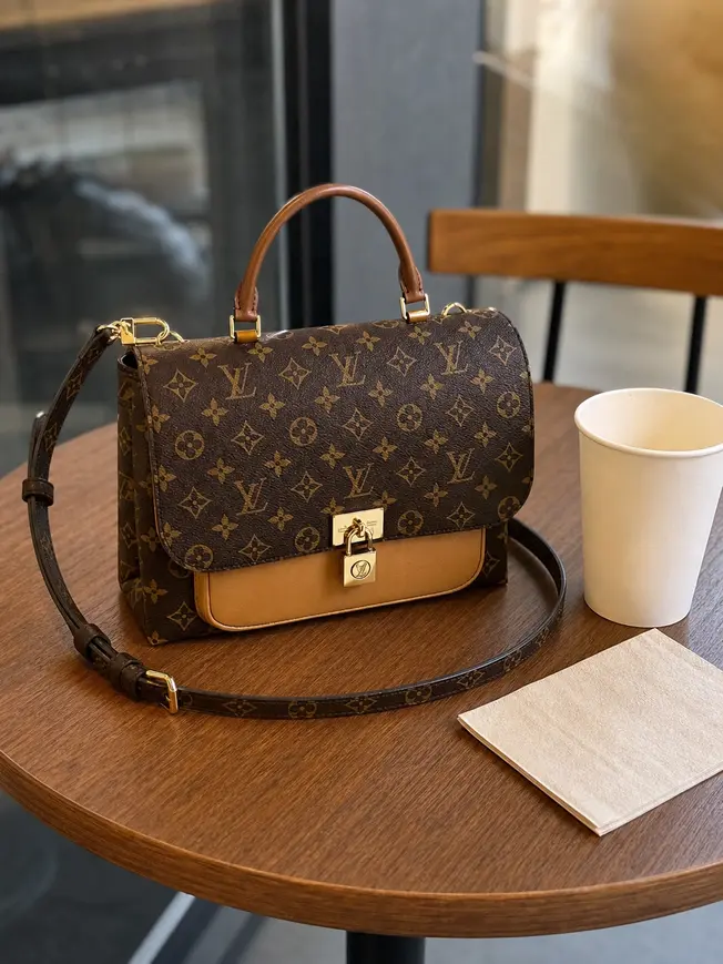 2019 Monogram Marignan Messenger-Sesame M44257 photo review