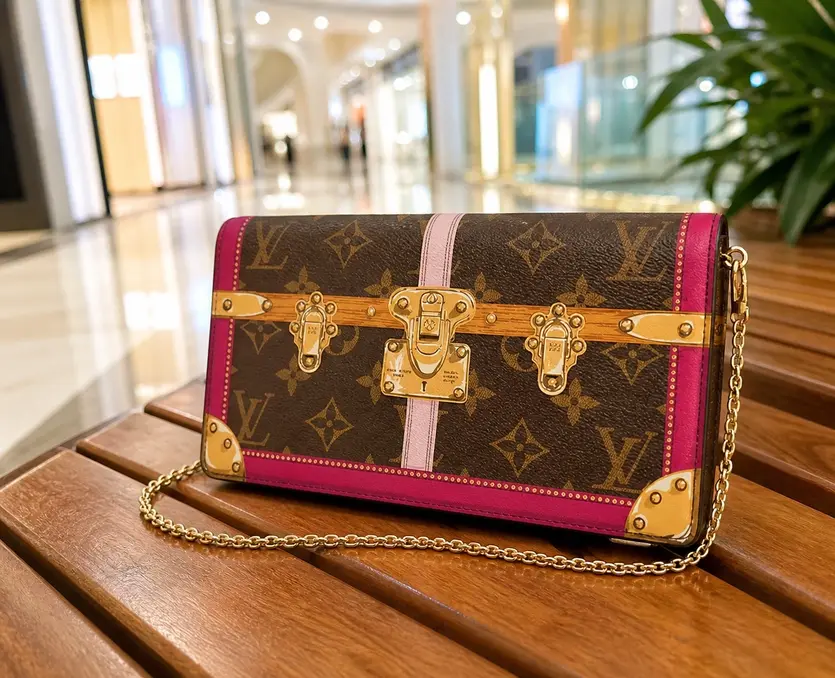 2018 Premium Monogram Canvas Pochette Weekend Clutch M62456 photo review