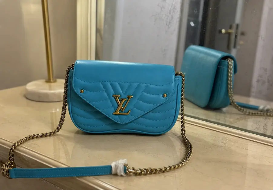 2018 Premium New Wave Chain Bag MM-Malibu Green M51946 photo review