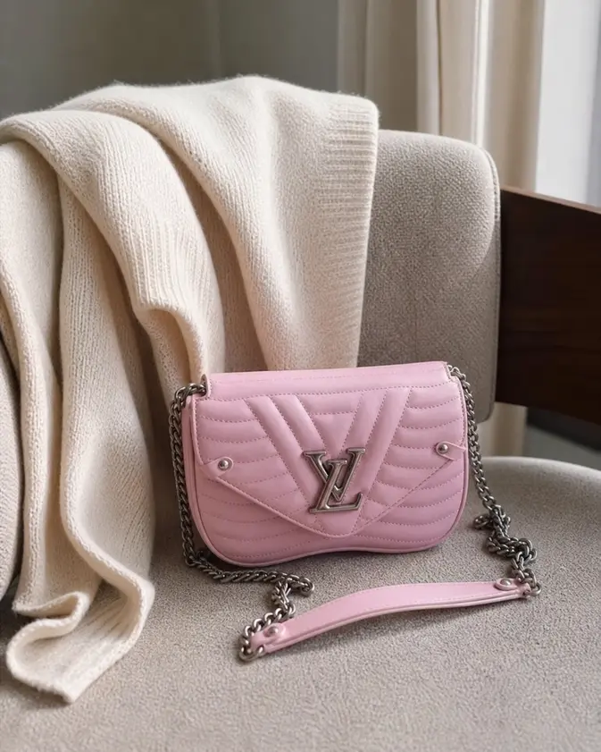 2018 Premium New Wave Chain Bag PM-Smoothie Pink M51933 photo review