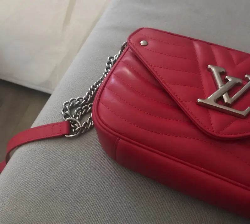 2018 Premium New Wave Chain Bag MM-Scarlet-red Ecarlate M51943 photo review