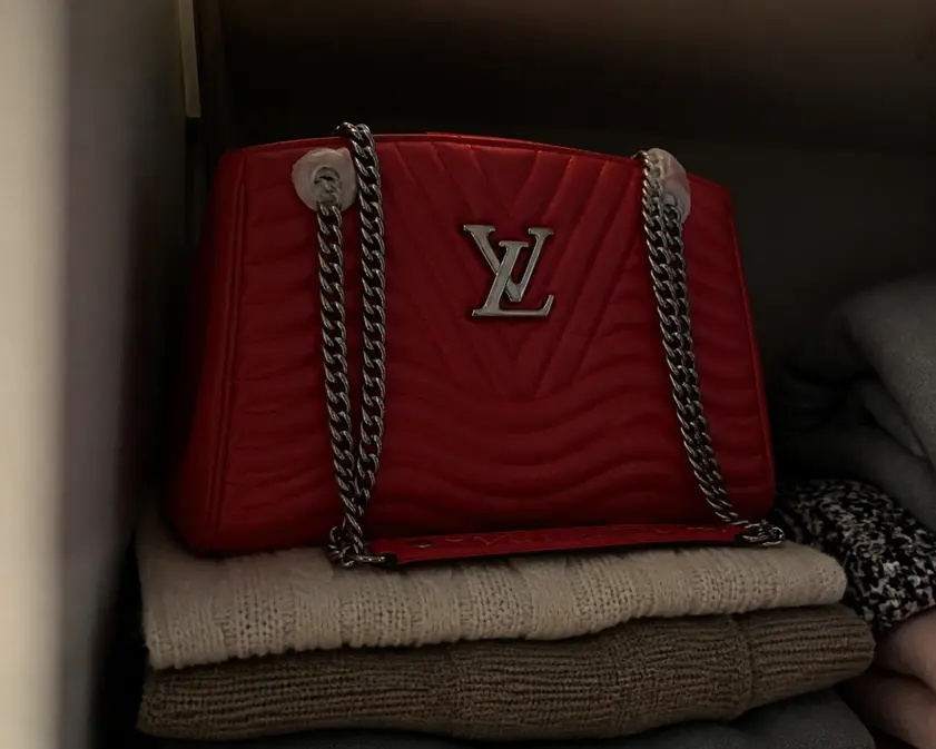 2018 Premium New Wave Chain Tote-Scarlet-red Ecarlate M51497 photo review