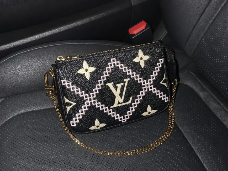 Monogram Empreinte Broderies Mini Pochette Accessoires-Black M81140-Black photo review