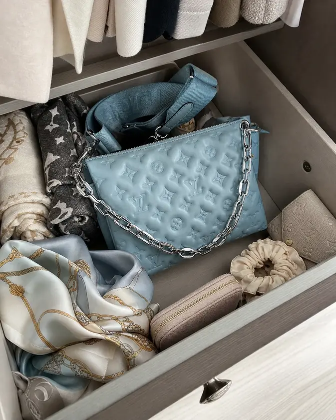 Monogram Embossed Puffy Coussin PM Handbag M58699 photo review