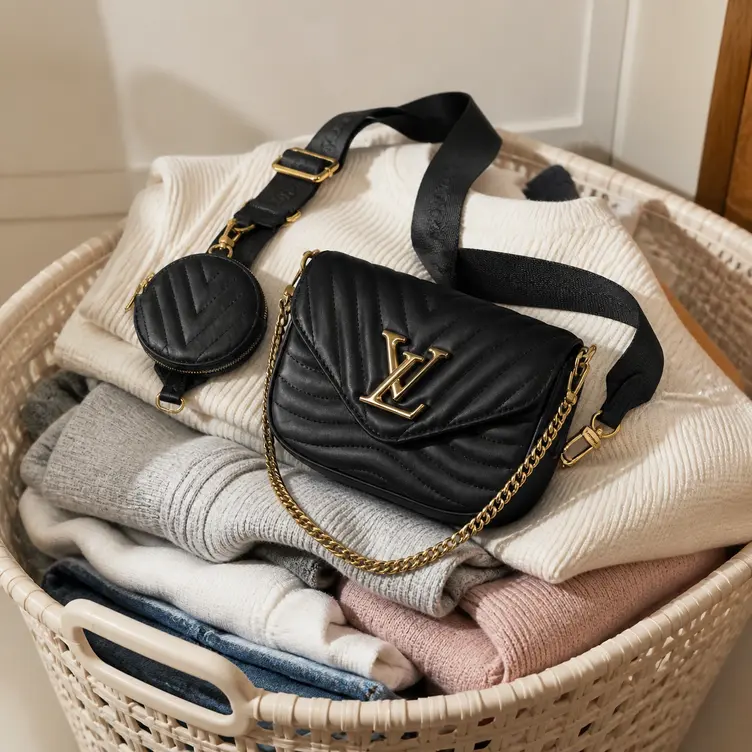 New Wave Multi-Pochette Crossbody Handbag-Black M56461 photo review