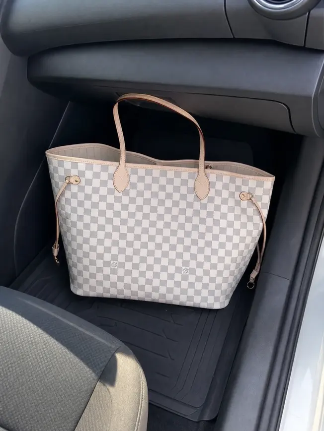 Premium Damier Azur NEVERFULL GM N51108 photo review