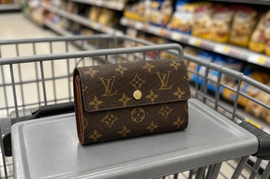 Monogram Canvas Alexandra Wallet M60047 lv-M60047 photo review