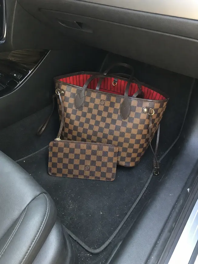 2015 Neverfull Damier Canvas PM Handbag 1081 photo review