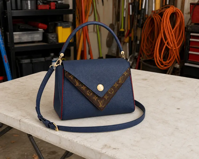 2018 Premium Monogram Double V Bag M55022-HLM54437 photo review