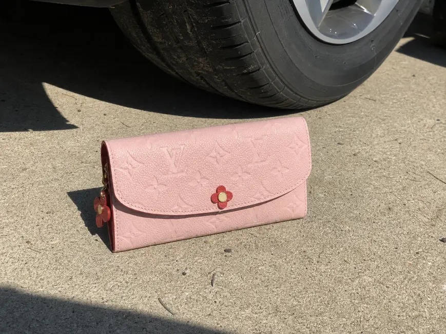 2019 Monogram Empreinte Emilie Wallet-Rose Poudre M64162 photo review