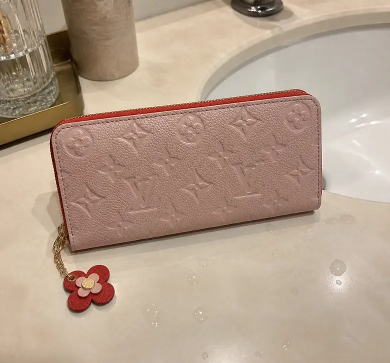 2019 Monogram Empreinte Clemence Wallet-Rose Poudre M64161 photo review