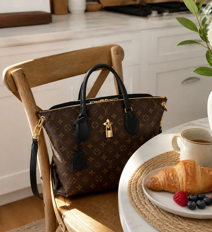 2019 Monogram Canvas Flower Zipped Tote MM M44347 photo review